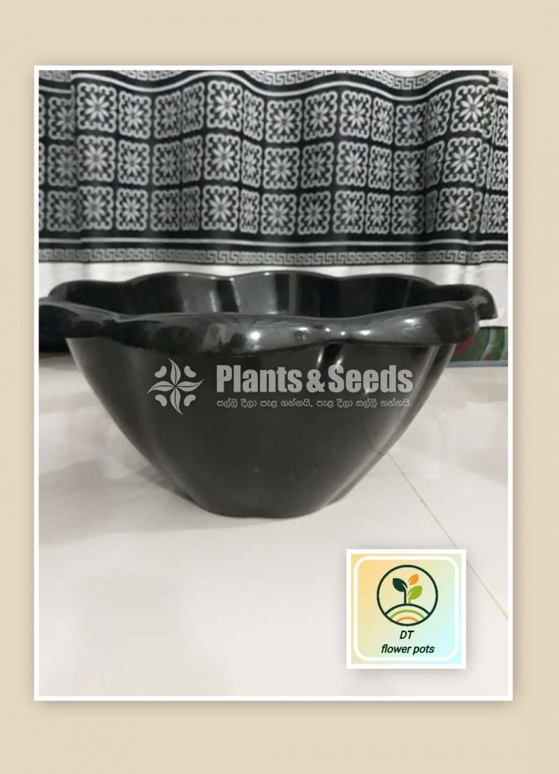 Plastic flower pots