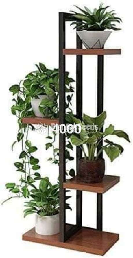 Wooden plant racks