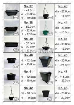 Plastic Pots for  Whole Sale and Retail