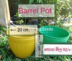 Barrel pots